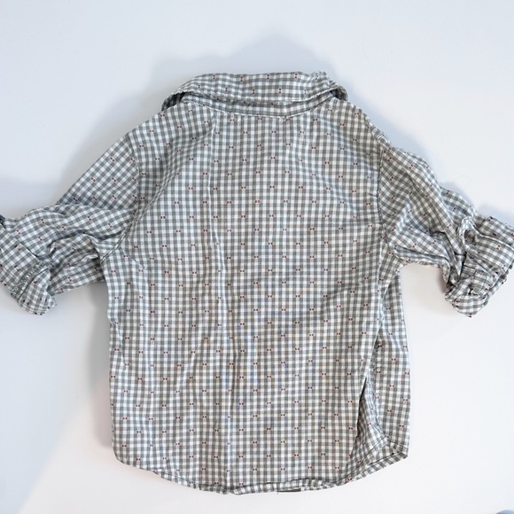 Cat and Jack button down shirt roll sleeve 18 months - Picture 3 of 4